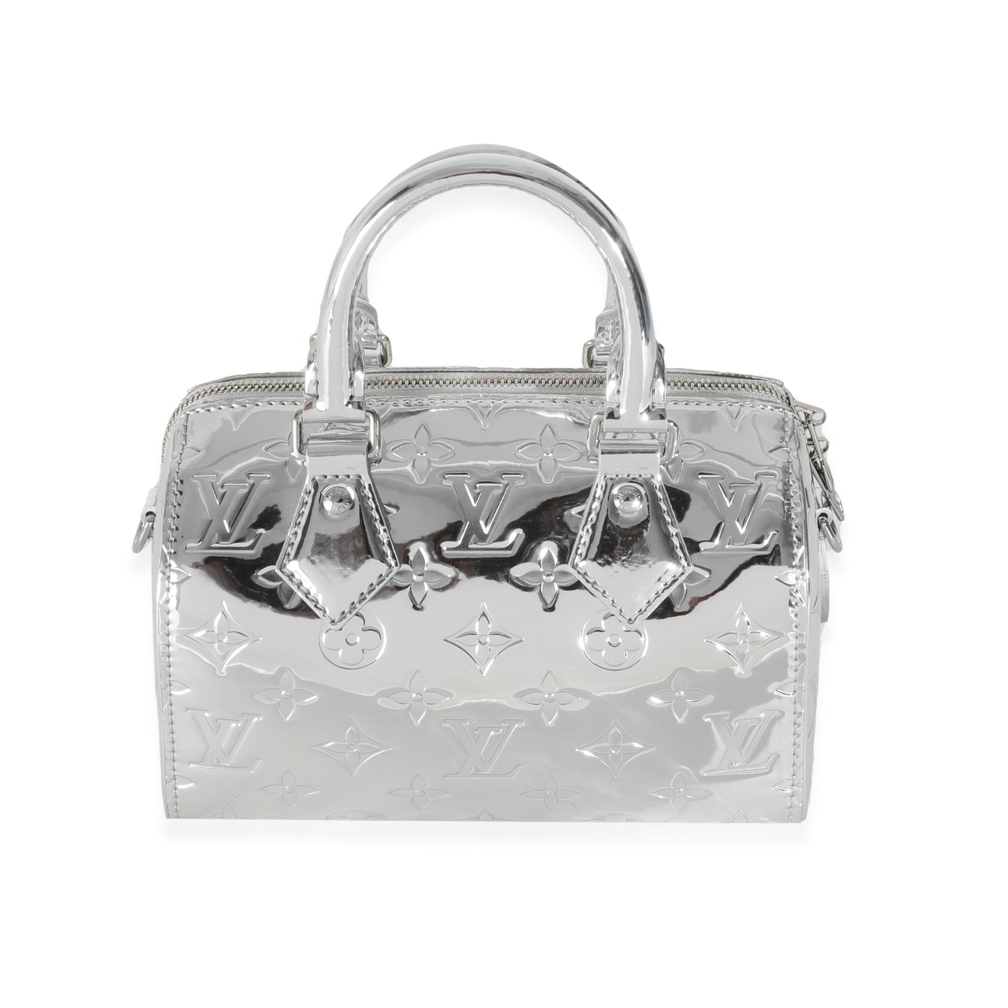 Louis Vuitton Sier Monogram Miroir Speedy Bandouliere 20 NM