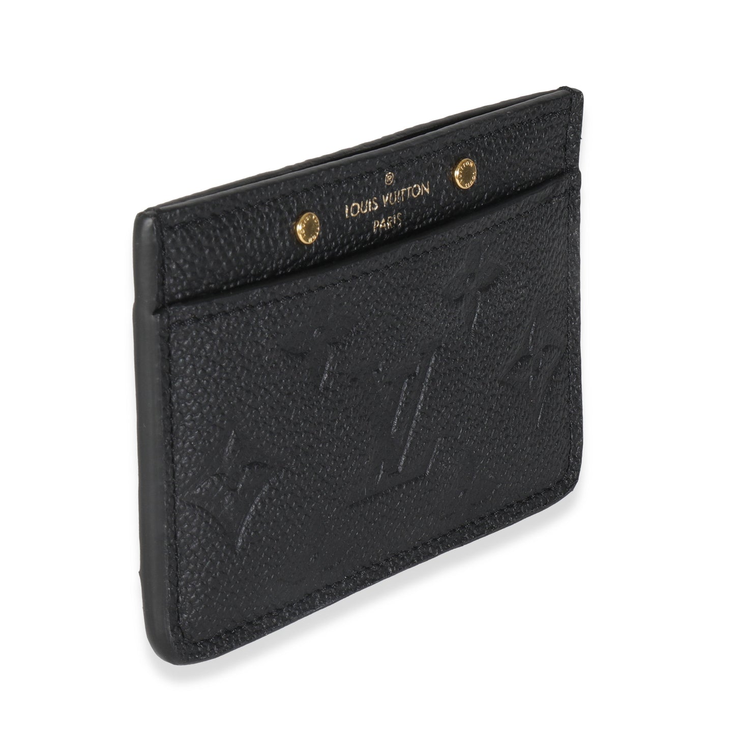 Louis Vuitton Black Monogram Empreinte Credit Card Holder