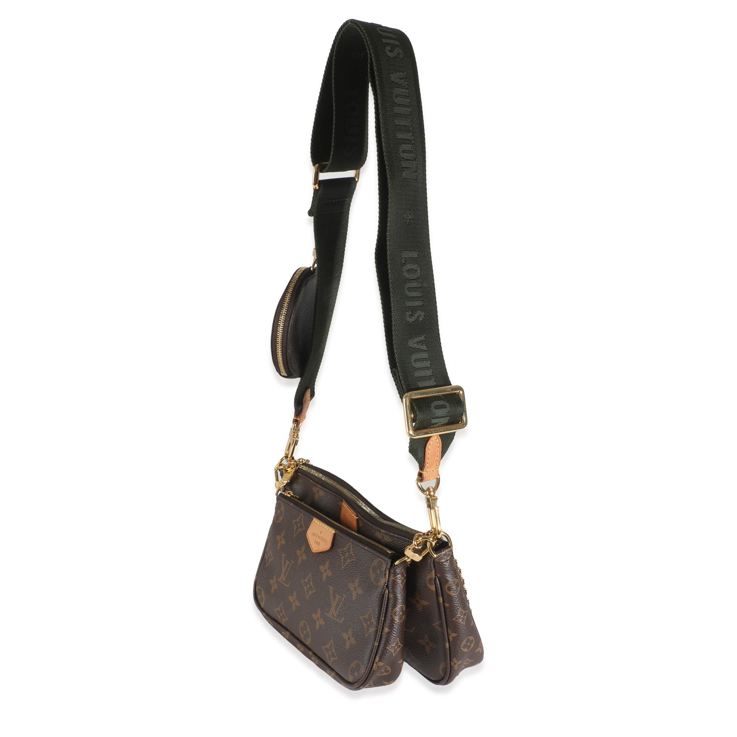 Louis Vuitton Khaki Monogram Canvas Multi Pochette Accessoires