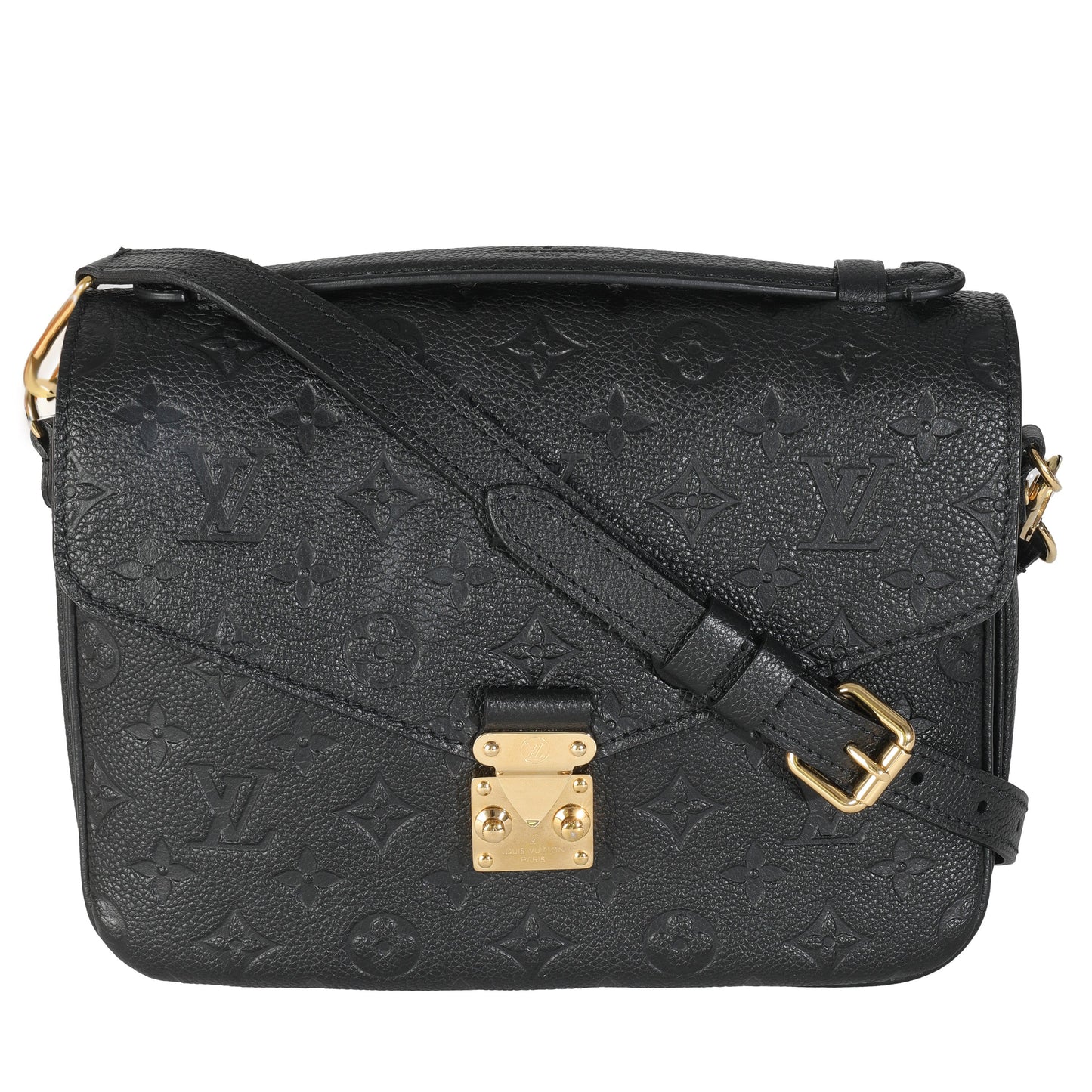 Louis Vuitton Black Monogram Empreinte Pochette Metis