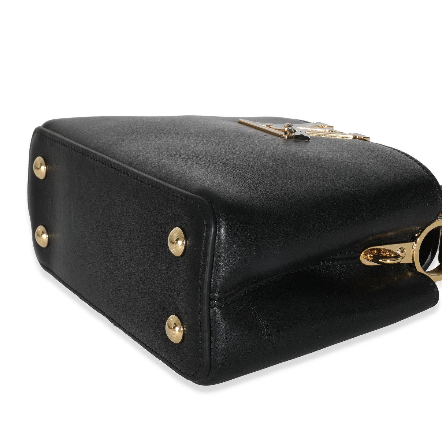 Louis Vuitton Black Taurillon Mini Capucines