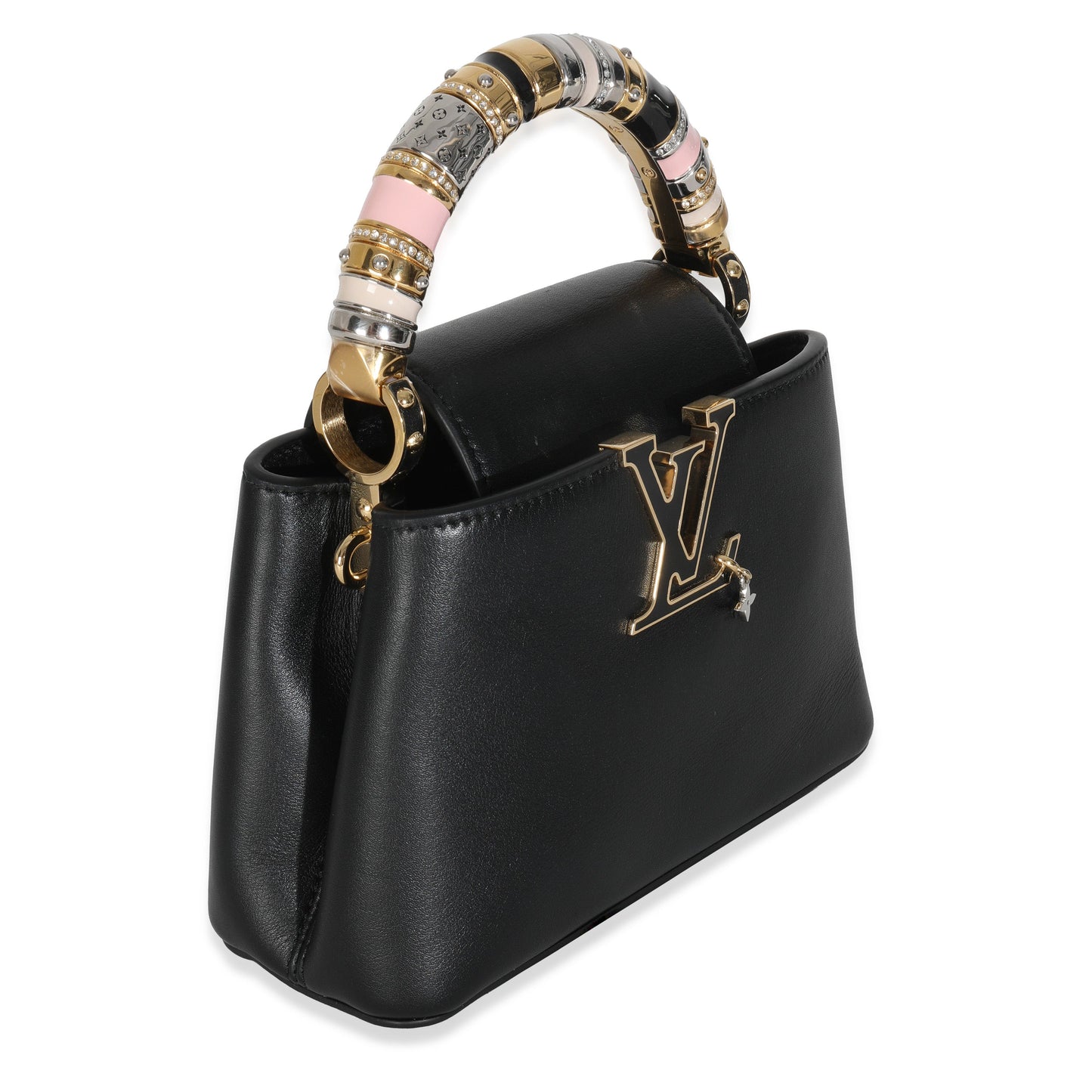 Louis Vuitton Black Taurillon Mini Capucines